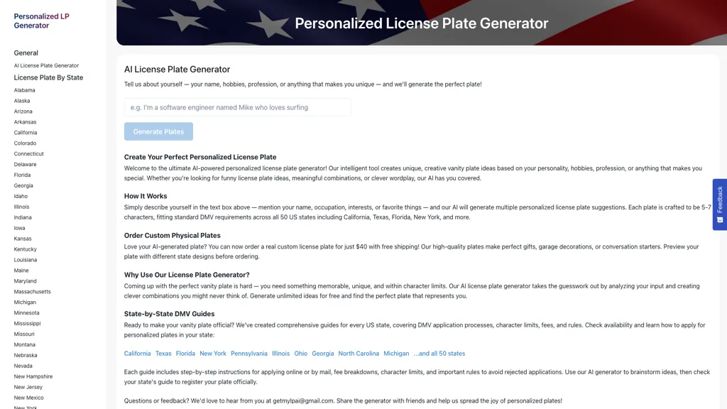 getmylp.com AI tool screenshot