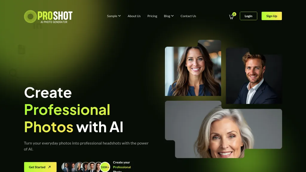 ProShot AI tool screenshot