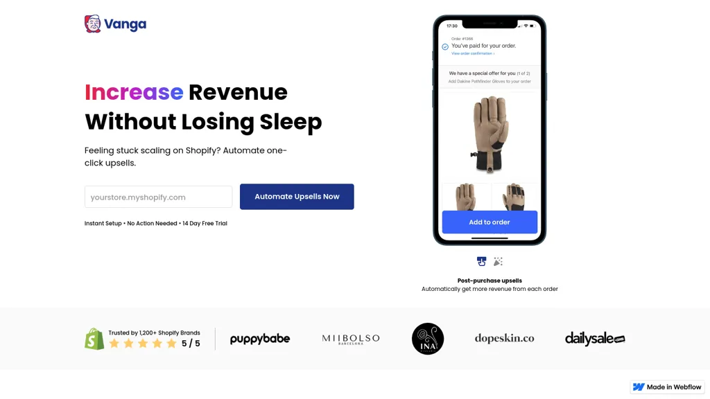 Vanga website