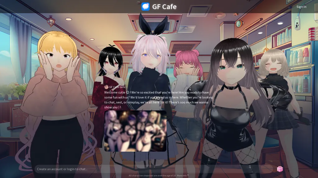 GF.Cafe website