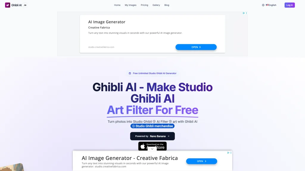 Ghibli AI AI tool screenshot