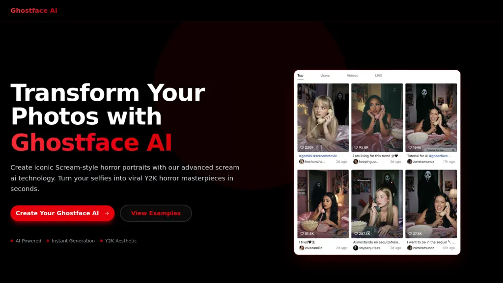 Ghostface-AI.app AI tool screenshot