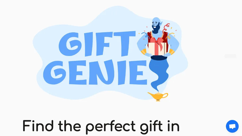 Gift Genie AI website