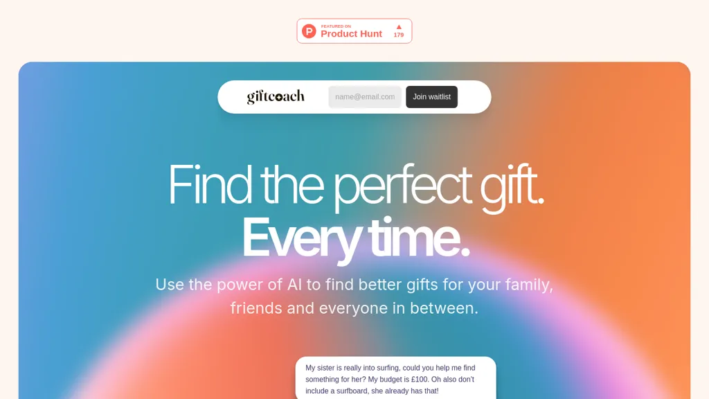 Giftcoach website