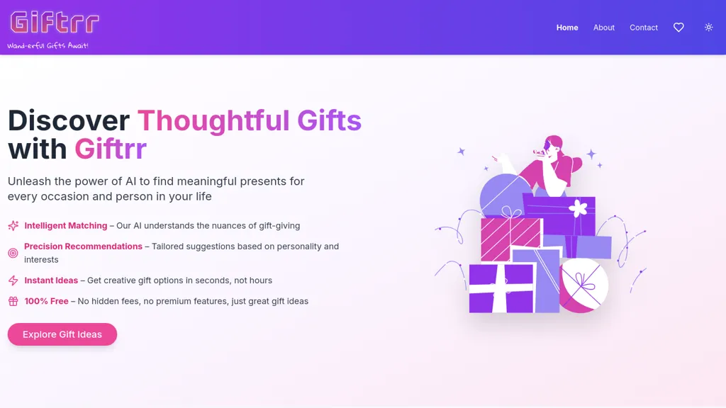 Giftrr website
