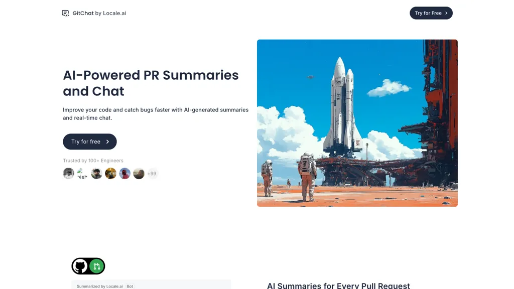 GitChat by Locale.ai website