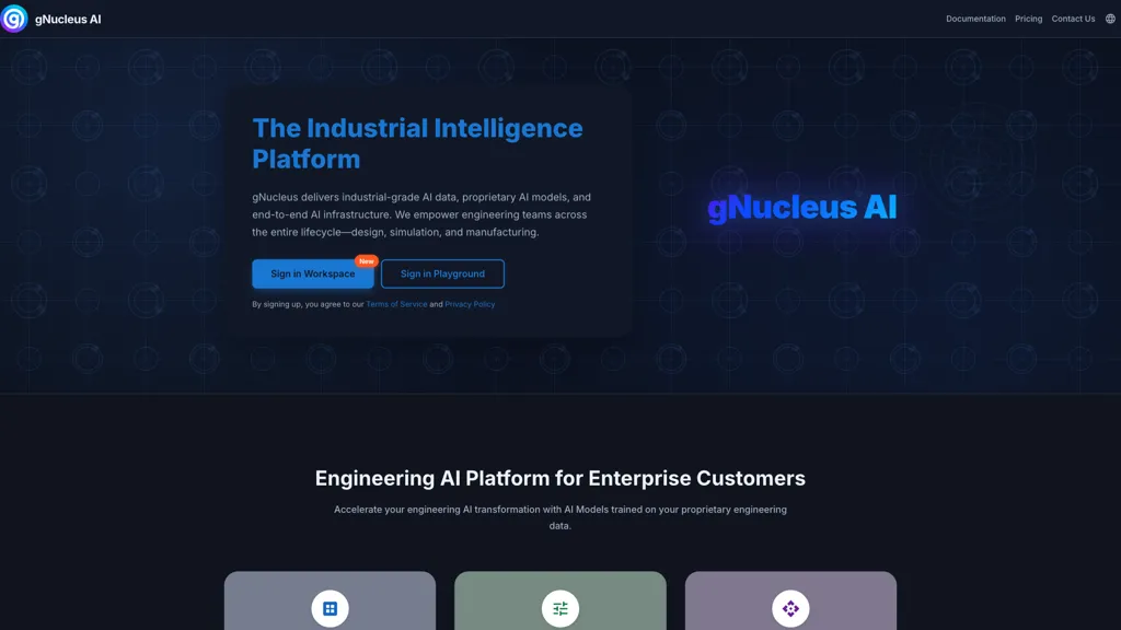 gNucleus AI AI tool screenshot