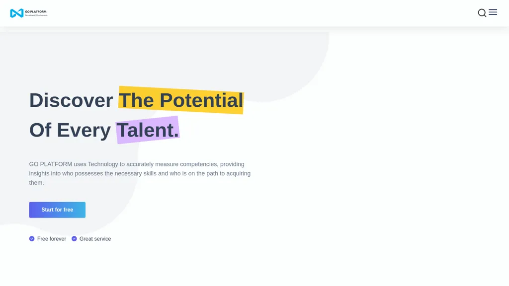 GO PLATFORM website