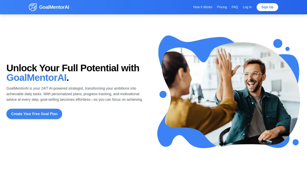 GoalMentorAI website