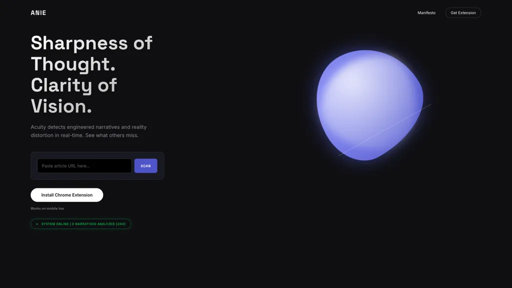 Goanie AI tool screenshot