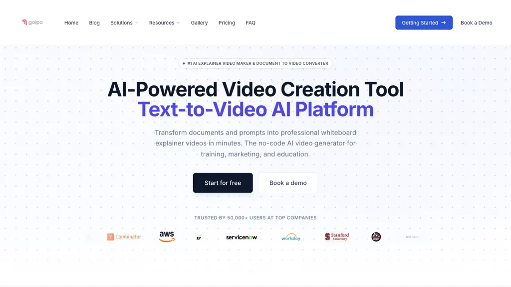 Golpo AI tool screenshot