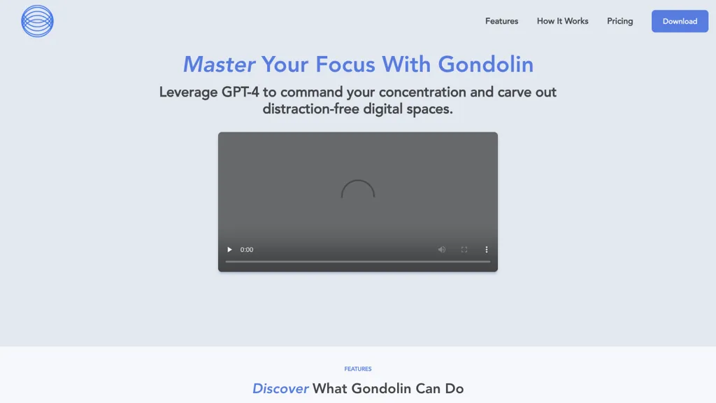 Gondolin website