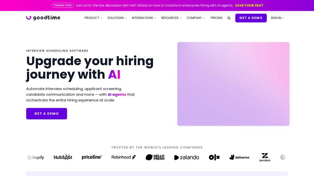 GoodTime AI tool screenshot