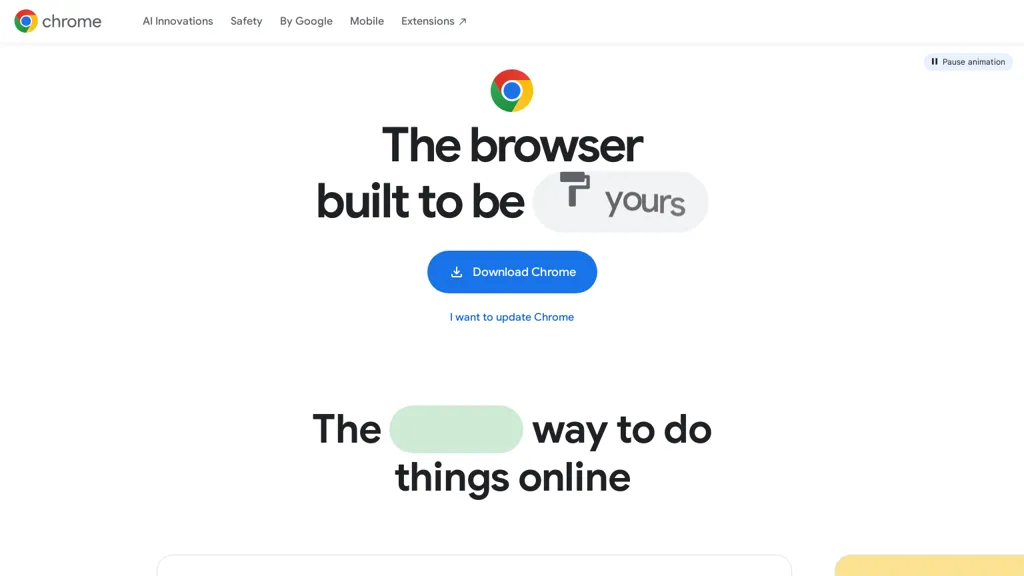Google Chrome AI AI tool screenshot
