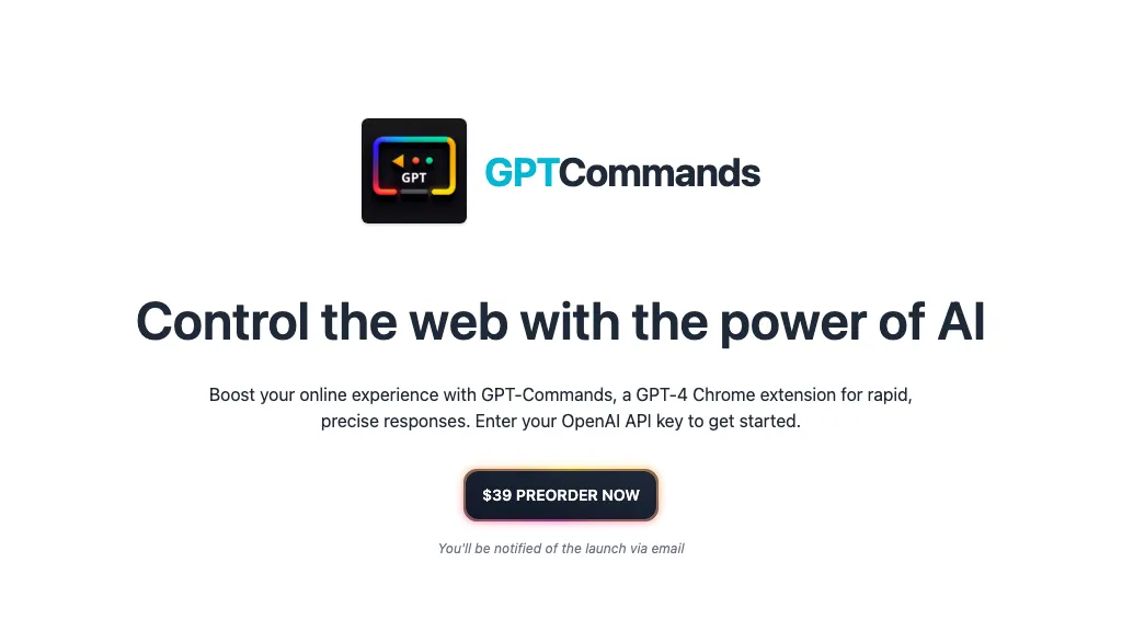 GPT Commands website
