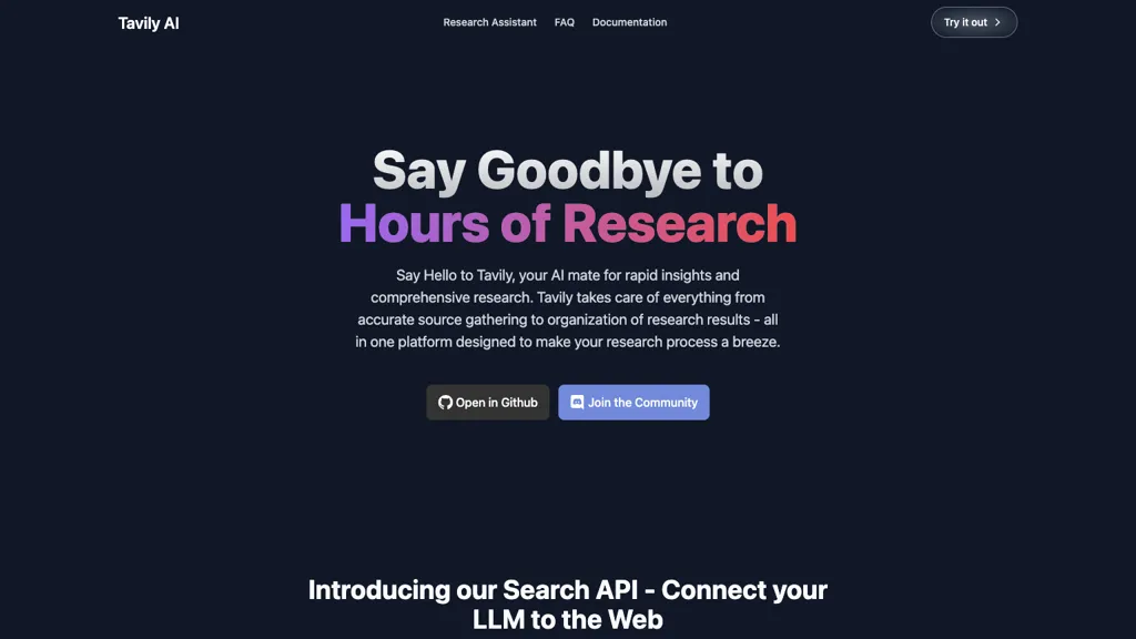 GPT Researcher website