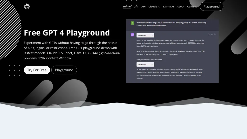 GPT4Free website
