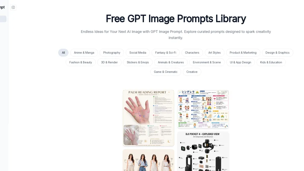 gptimageprompt.io AI tool screenshot