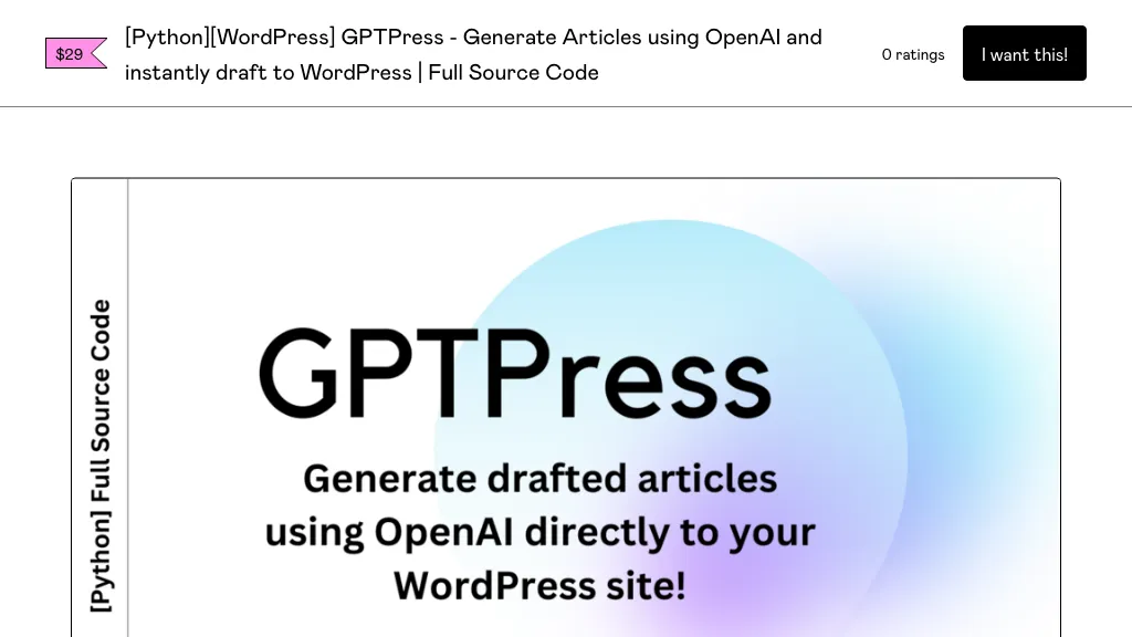 GPTPress website
