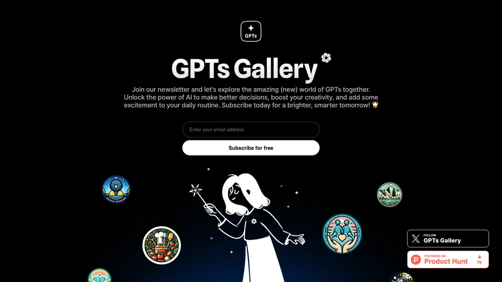 GPTs Gallery website