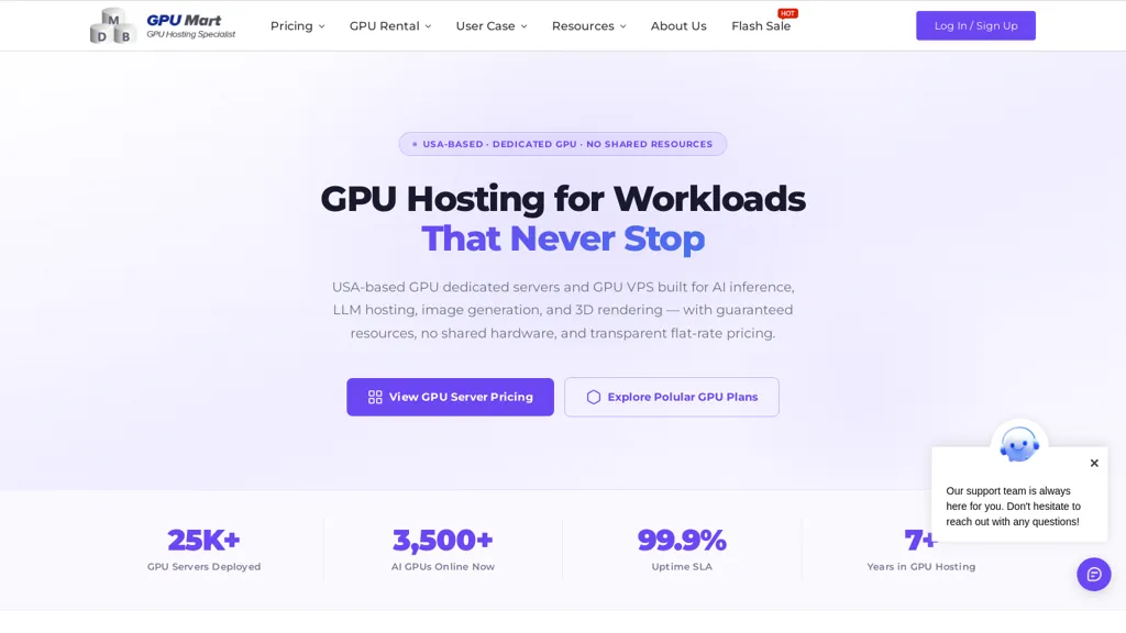 GPUmart.cm AI tool screenshot