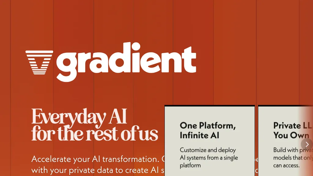 Gradient.AI website