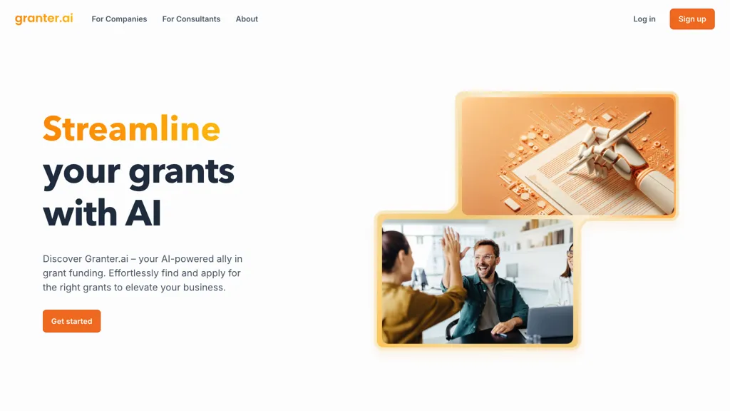 Granter.ai website