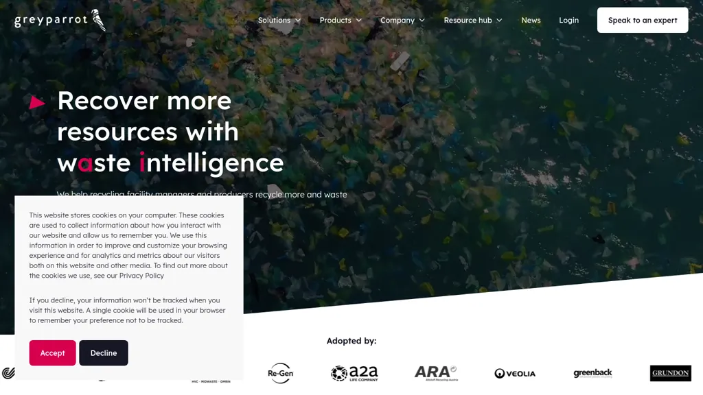 greyparrot.ai AI tool screenshot