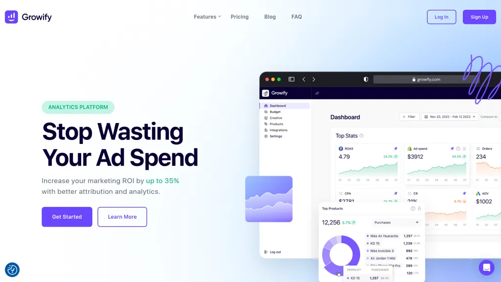 Growify website