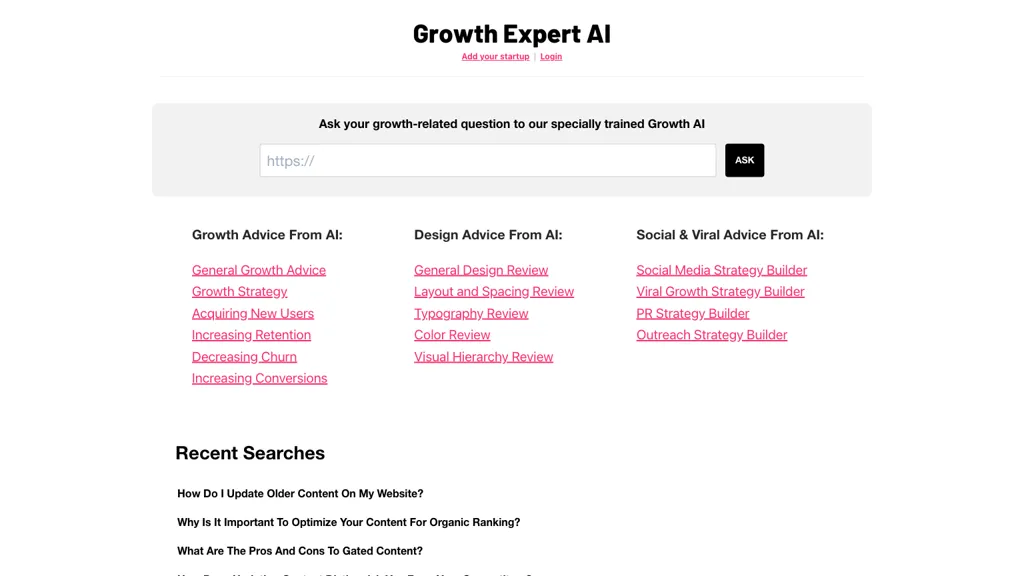 GrowthBaze website
