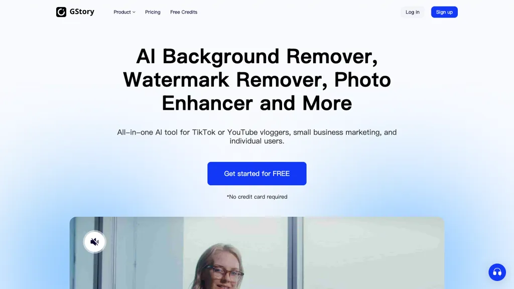GStory.ai AI tool screenshot