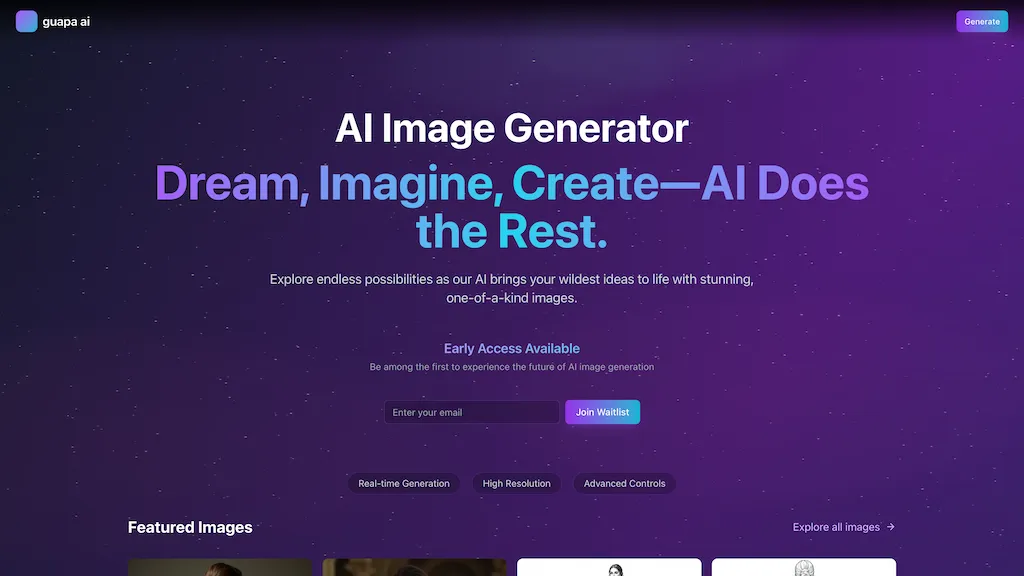 Guapa AI website