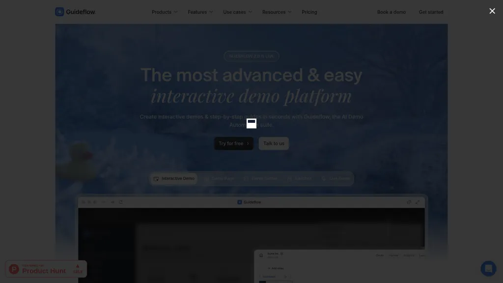 Guideflow AI tool screenshot