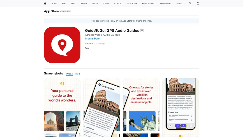 GuideToGo website