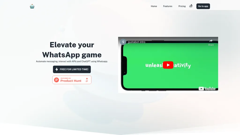 Gustabot website