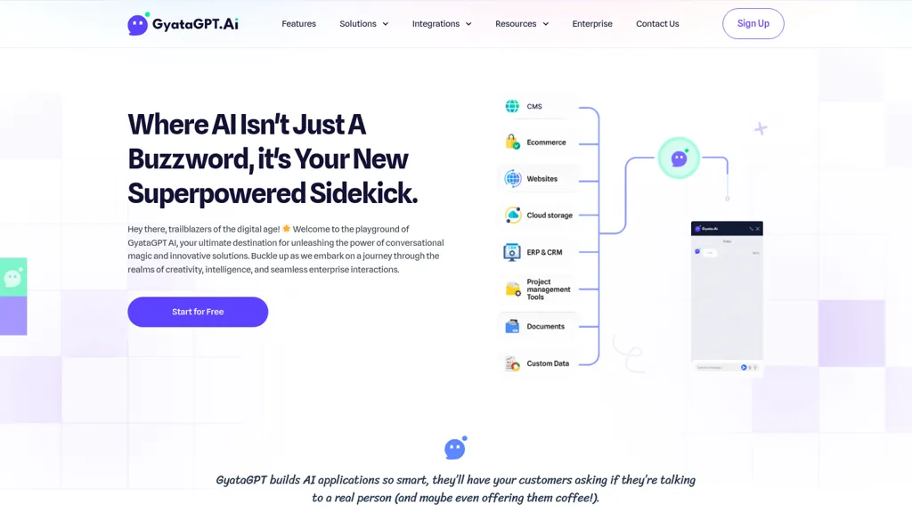 GyataGPT website