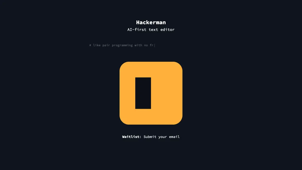 Hackerman.AI website