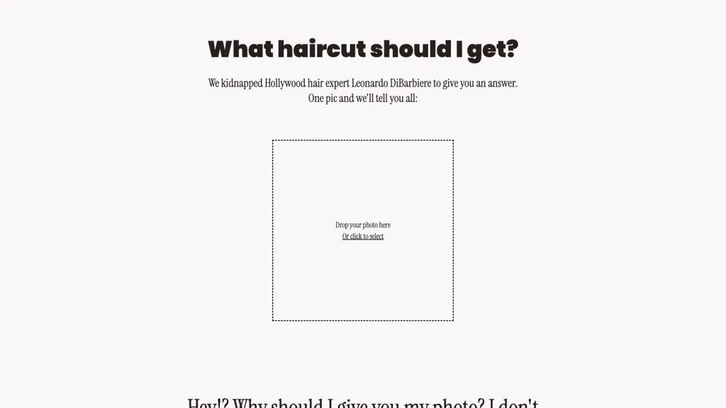 Haircut and Styling Advice website