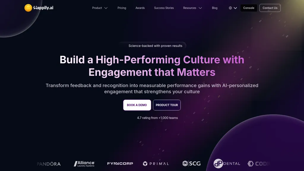 Happily.ai website