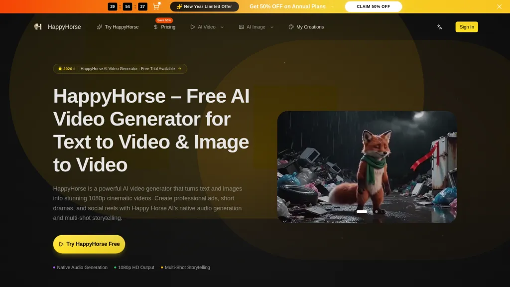 happyhorseai.video alternatives and competitors