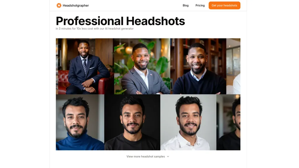 Headshotgrapher website