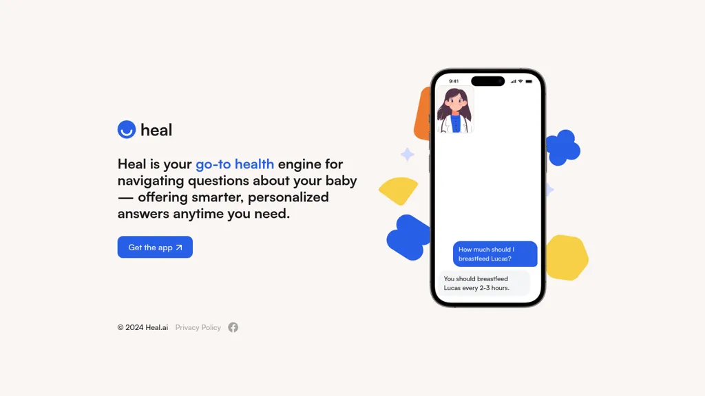 Heal AI website