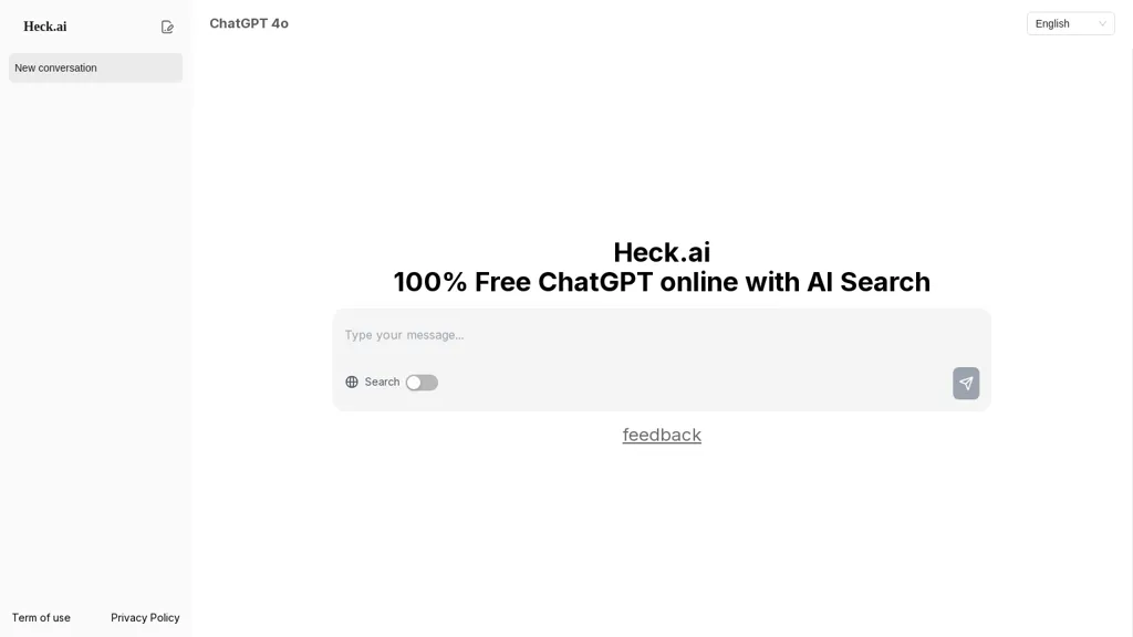 HECK.AI website