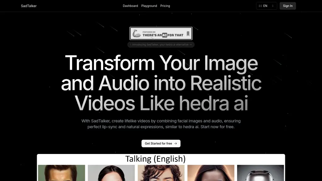 Hedra AI website
