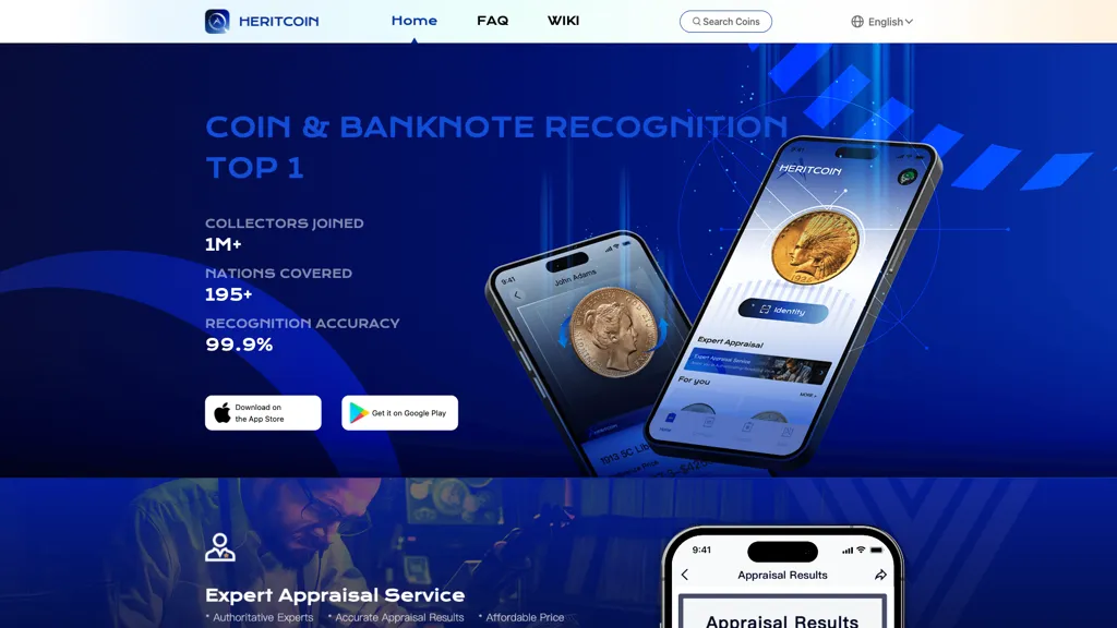 HeritCoin AI tool screenshot