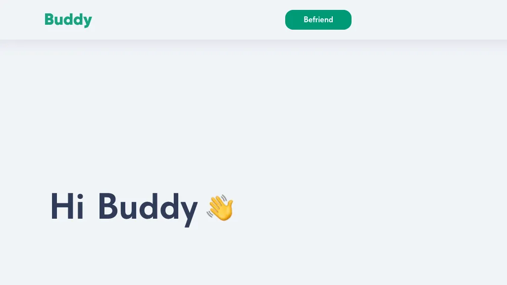 Hey Buddy website