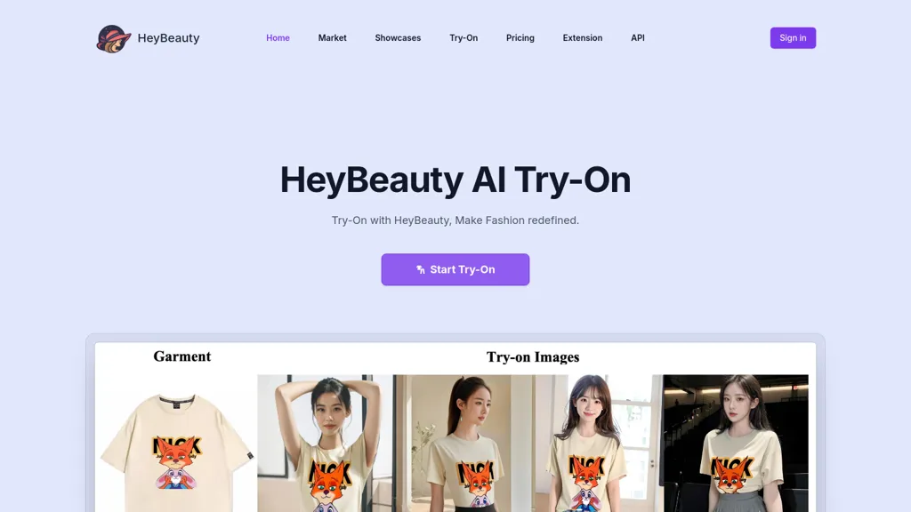 HeyBeauty website