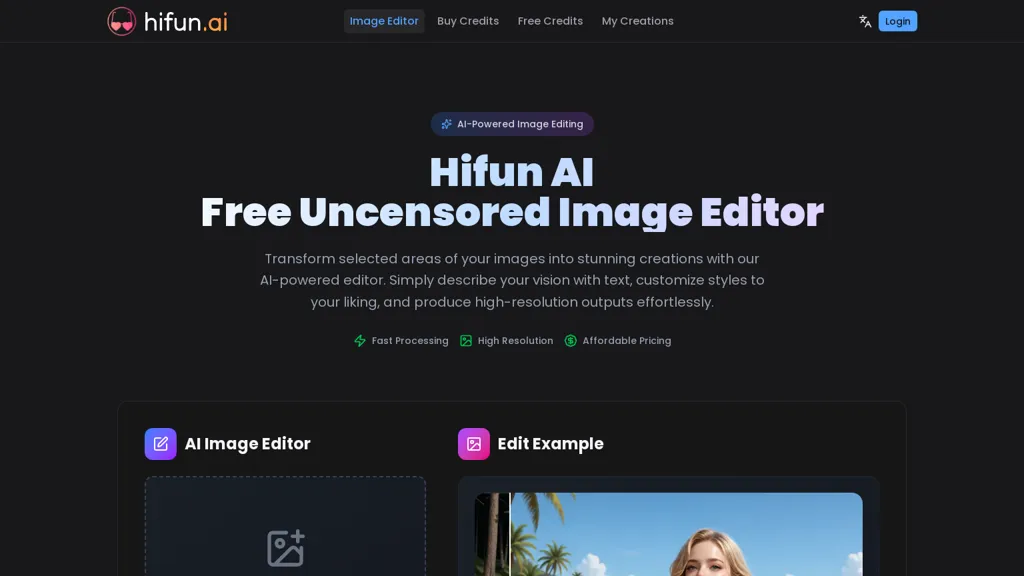 HiFun AI AI tool screenshot