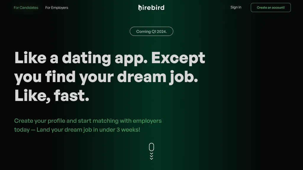 Hirebird website