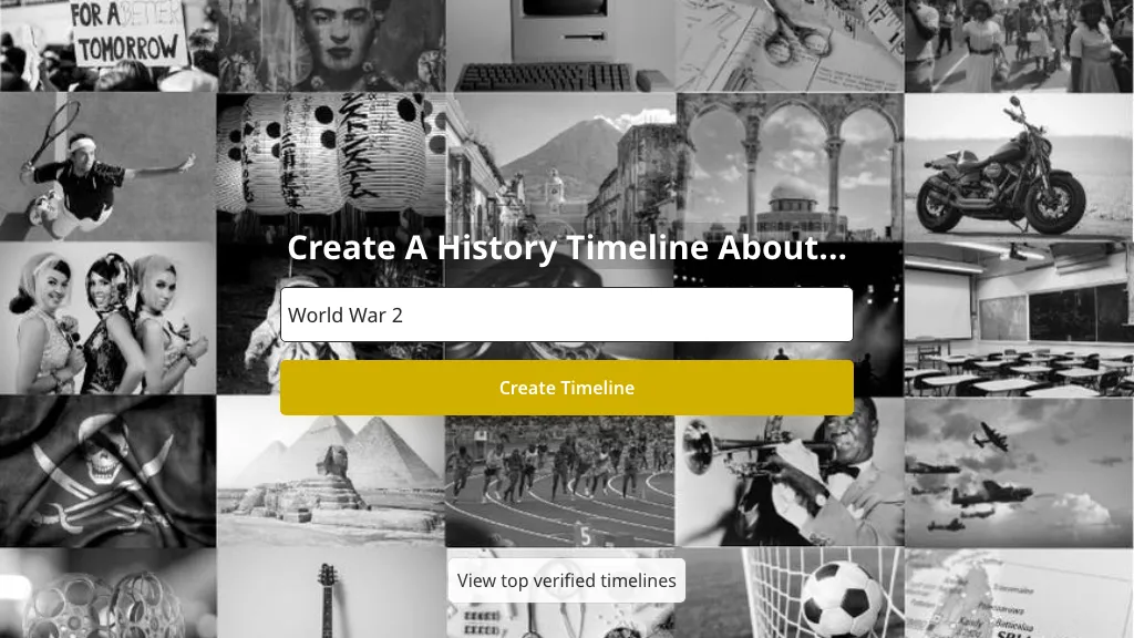 History Timelines website